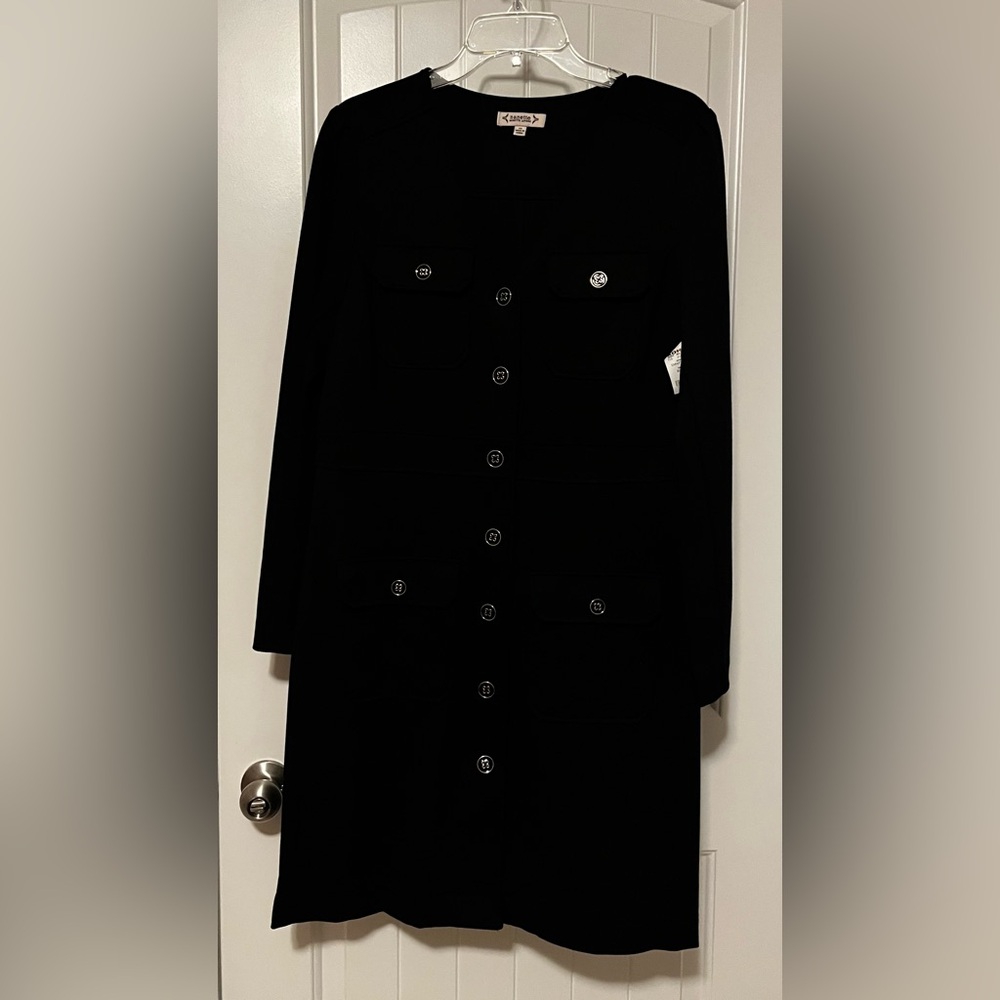 Nanette Lepore Women’s Black Button-Up Dress
